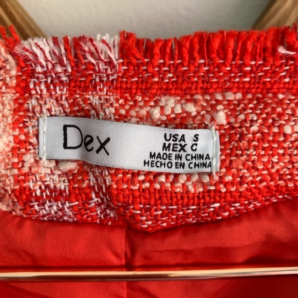 Dex Ruffle Tweed Jacket - Picture 6 of 7